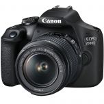 Canon EOS 2000D kit 18-55mm F3.5-5.6 IS II Lens - Black
