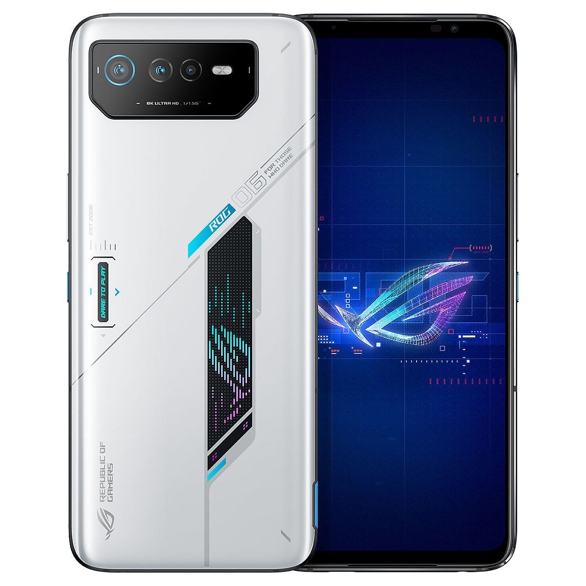 ASUS ROG Phone 6 256GB 12GB RAM Dual Sim White Best Price Free Delivery Miagadget
