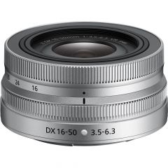 Nikon NIKKOR Z DX 16-50mm f/3.5-6.3 VR Lens - Silver